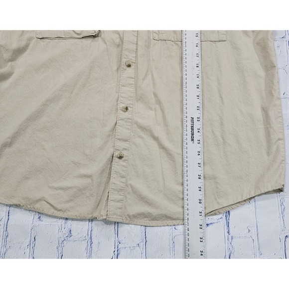 Reel Legends Utility Pockets Vented Short Sleeve Fishing Shirt MENS SIZE XL - Picture 2 of 12